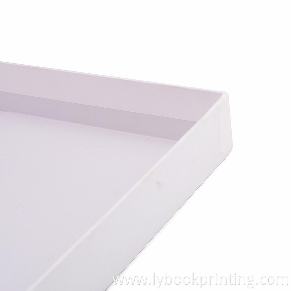 Custom mailing printed shipping boxes simple print white paper lid and base box